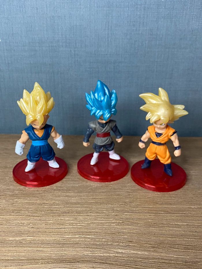 Lot de 3 figurines dragon ball super