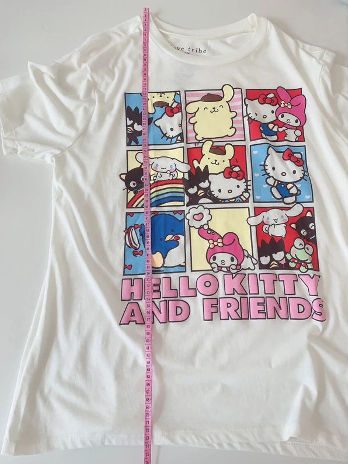 Top T-shirt style Oversize Sanrio Family Hello Kitty Melody Cinnamoroll Pompompurin - photo numéro 10