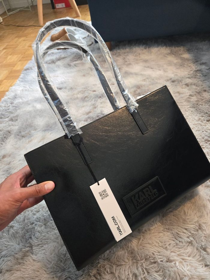 Sac cabas Karl Lagerfeld noir – Neuf avec étiquette - photo numéro 2