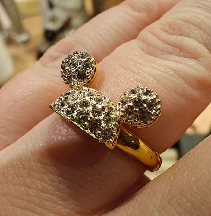 Bague dorée mickey - photo numéro 5
