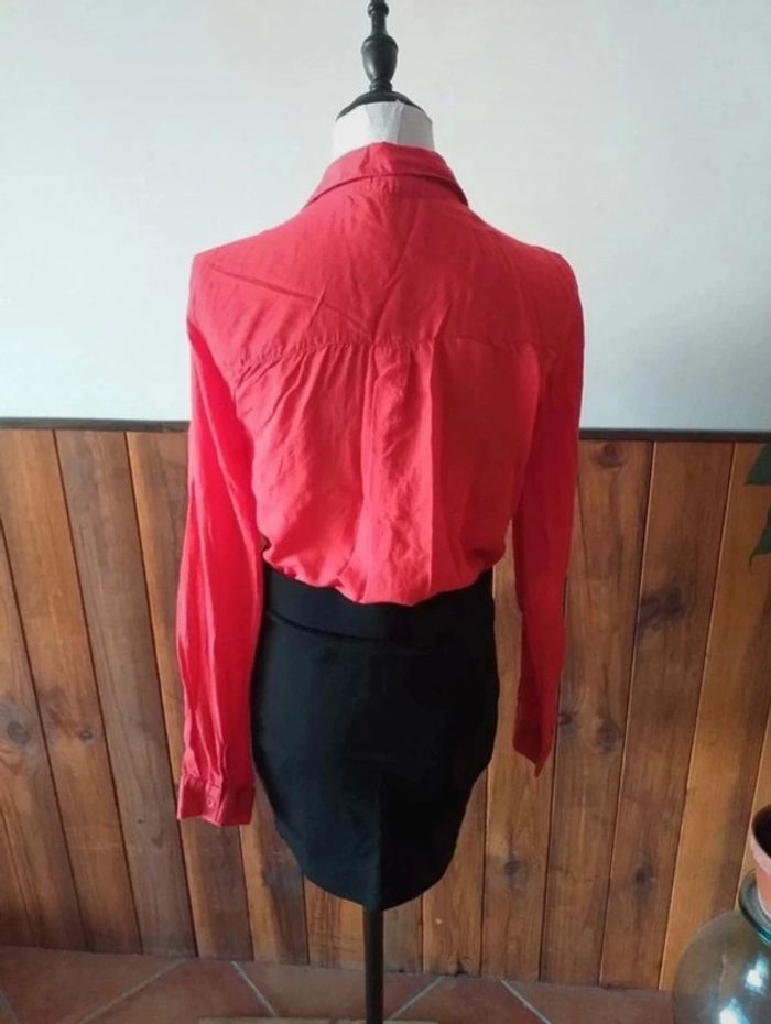 Chemisier rouge taille 36 - photo numéro 2