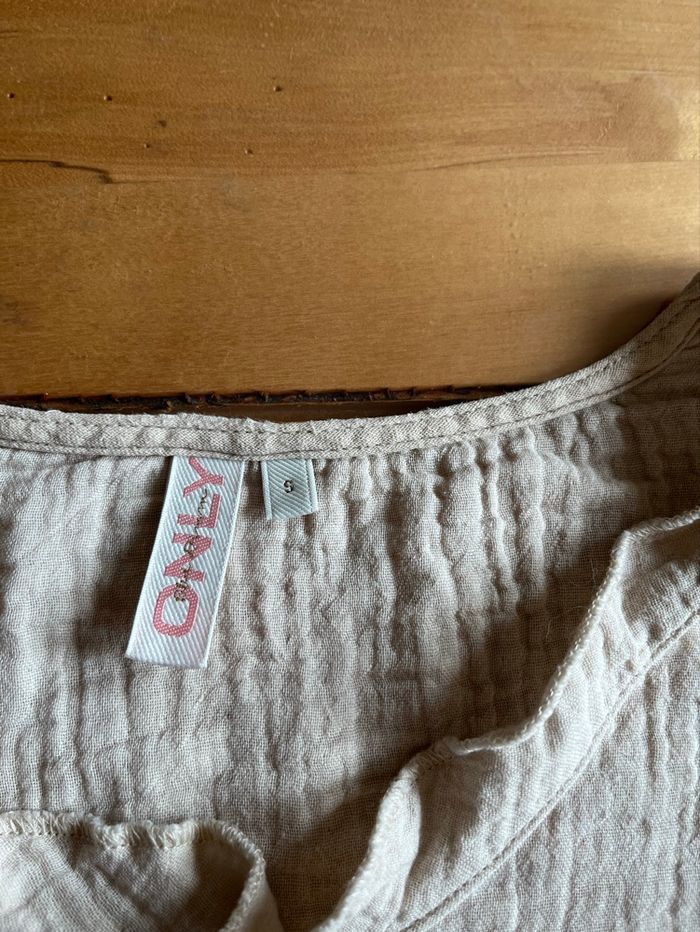 Blouse sans manche beige - photo numéro 5