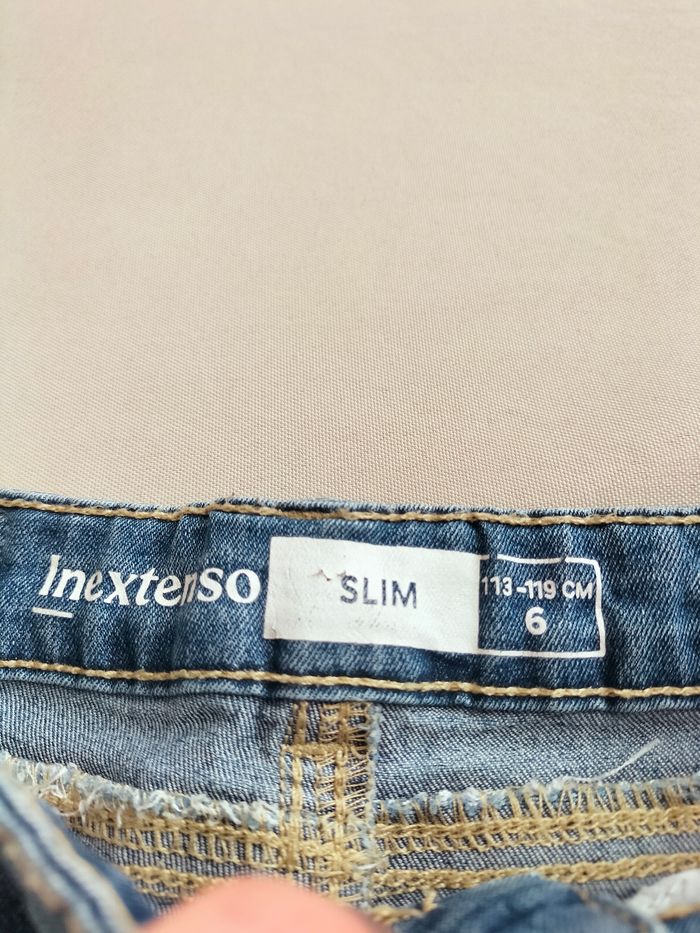 💙 Jeans slim avec noeud - 6ans - In extenso - Excellent état 💙 - photo numéro 5