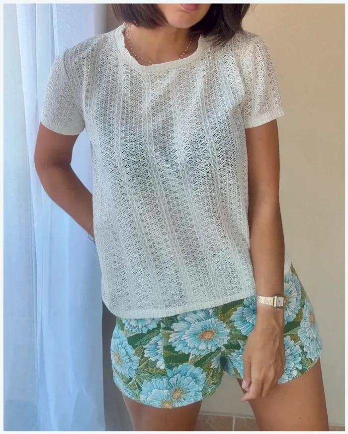 Top crème Zara L très bon état
