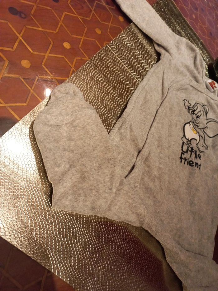 Pyjama original Tom et Jerry 6 a 12 mois mixte - photo numéro 2
