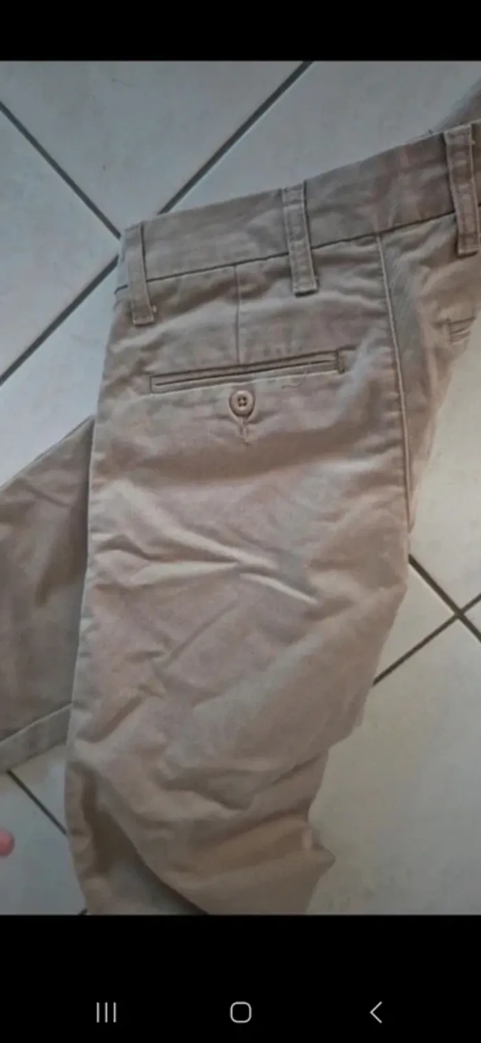 Chino beige carhartt beige taille xs Très bon état - photo numéro 4