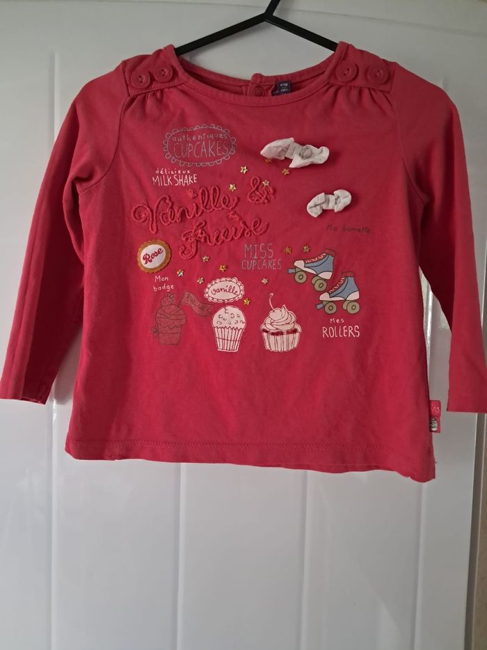 Tee-shirt manches longues 24 mois 86 cm Sergent-major - photo numéro 2