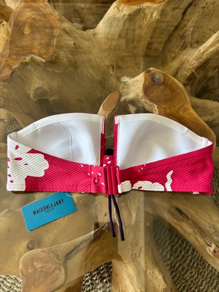 Haut de maillot de bain Maison Lejaby bandeau fleur - photo numéro 4