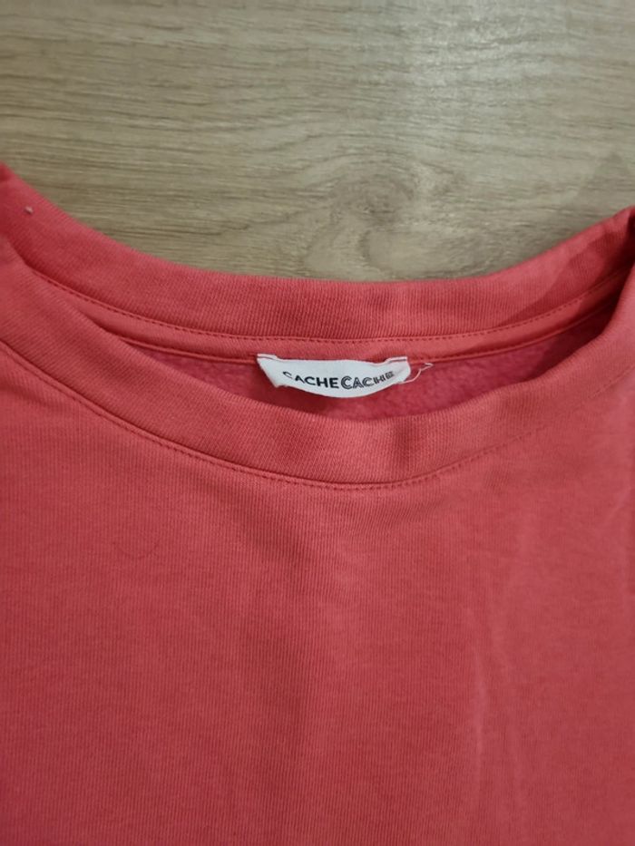 Pull rose, boutonnières, taille M - photo numéro 3