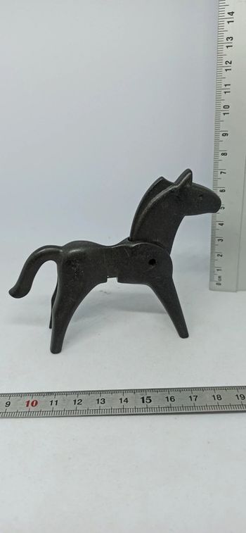 Cheval noir vintage playmobil
