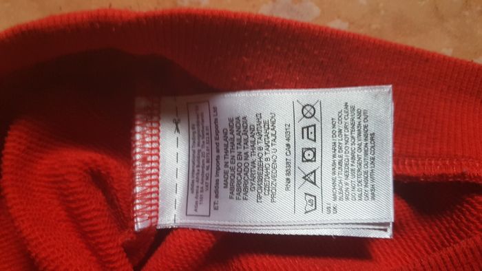 Sweat Adidas bébé garçon 9-12 mois rouge - photo numéro 3