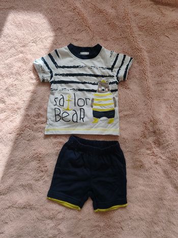 Ensemble Short/t-shirt - taille 3 mois