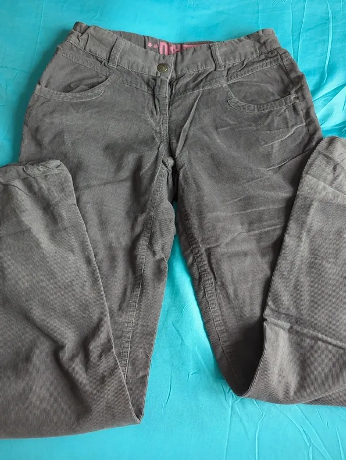 Pantalon velours fille - photo numéro 4