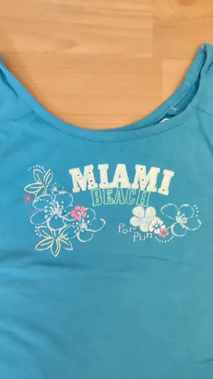 T-shirt et jupe-short taille 4 ans - photo numéro 3