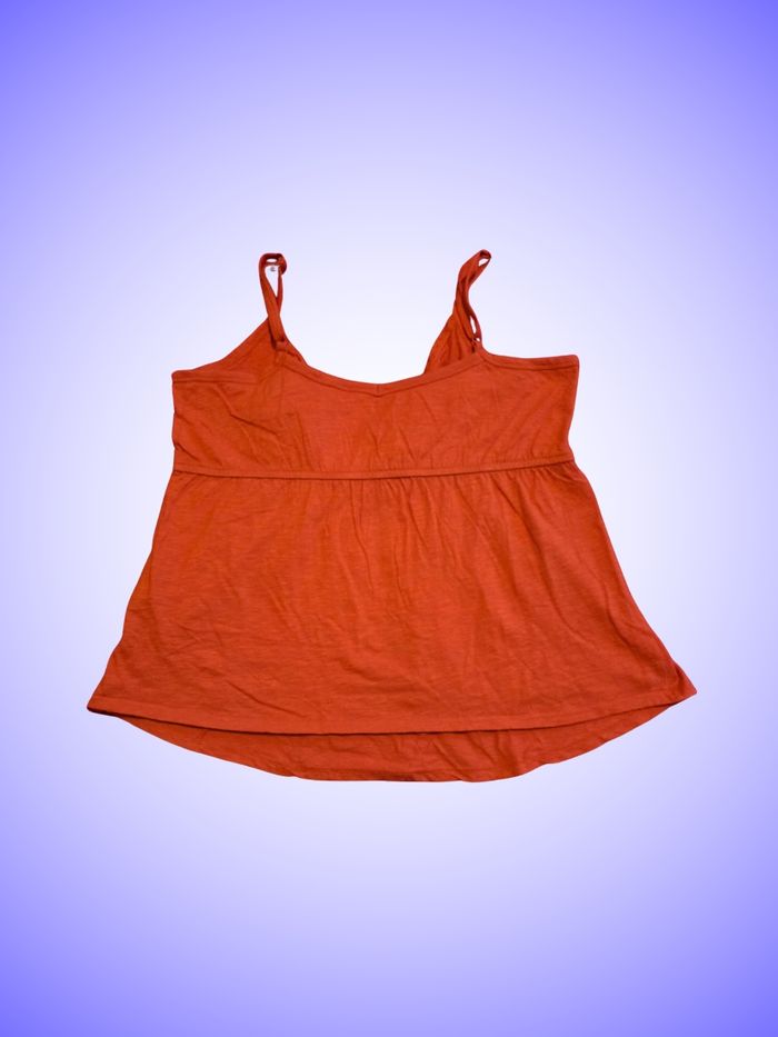 Débardeur Cache-cœur Orange Taille 42 44 XL XXL Kiabi - photo numéro 2