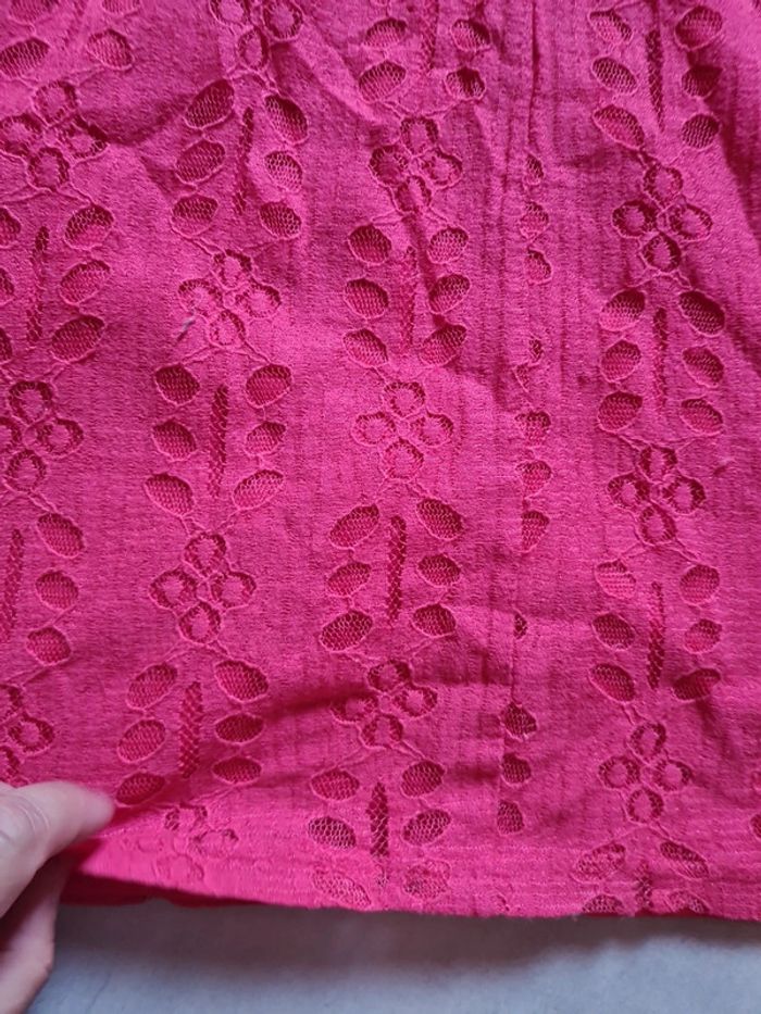 Robe rose dentelle doublée 42 FR - photo numéro 2