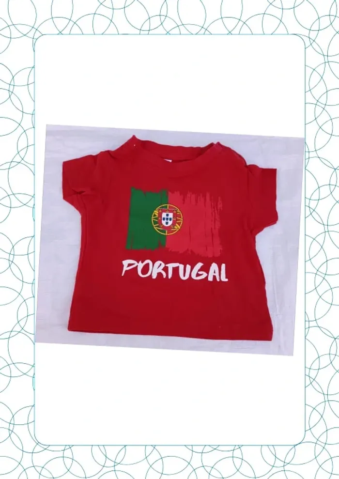 Tee shirt manches courtes 3 mois Portugal