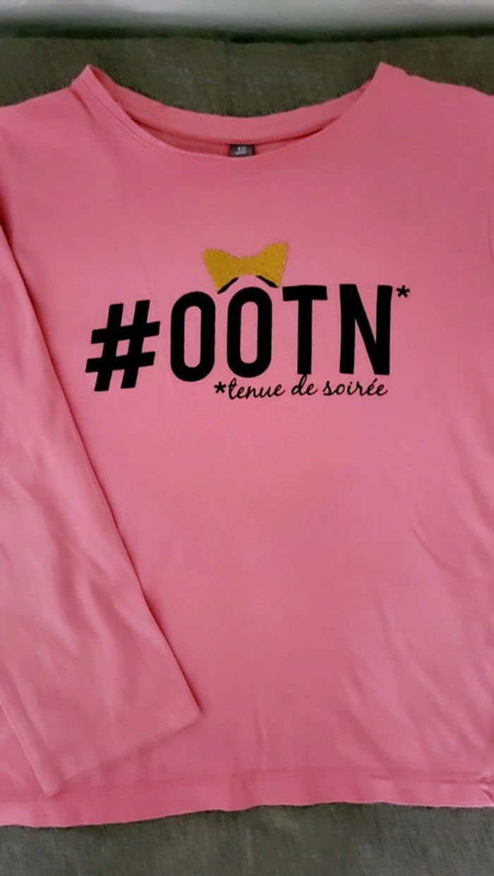 🟣 Tee Shirt rose 12 ans 🟣 - photo numéro 3