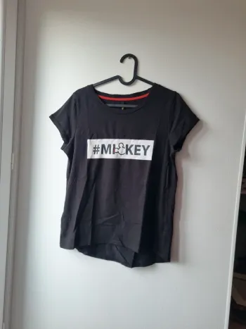 T shirt noir mickey