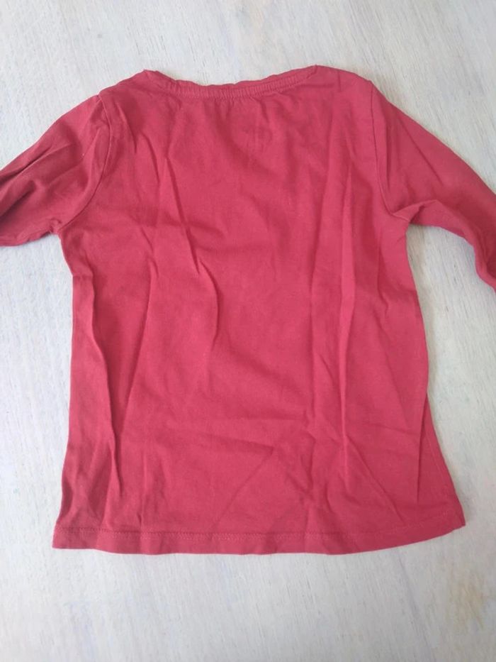Tee-shirt rouge GIRL 6 ans - photo numéro 3