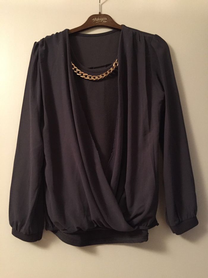 Pull gris anthracite - photo numéro 2