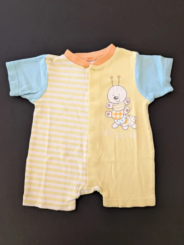 Barboteuse combishort chenille