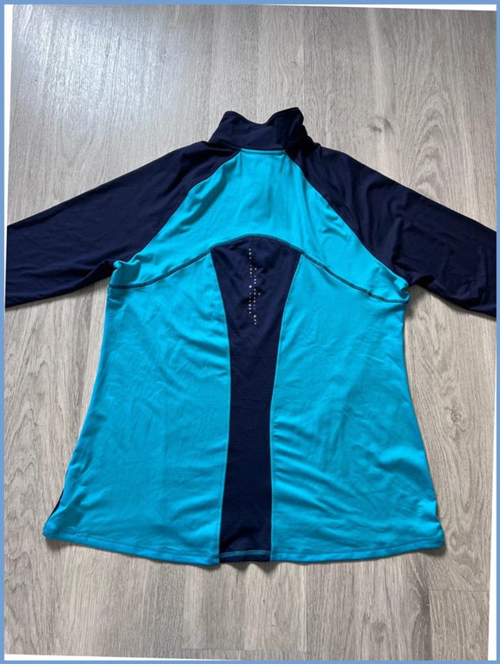 Sweat de sport running cyclisme Champion Bleu et Violet Taille XXL - photo numéro 3