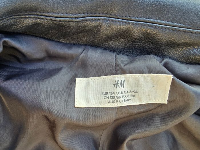 Veste de style motard  motard 8-9 ans fille H&M - photo numéro 5