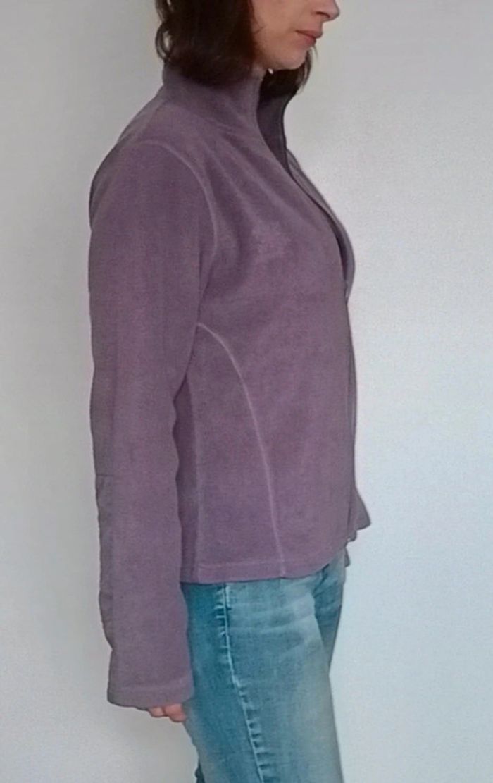 Gros gilet polaire violet taille 3 - photo numéro 6
