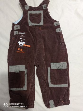 salopette marron de Premier role 18 mois ref R123 C6