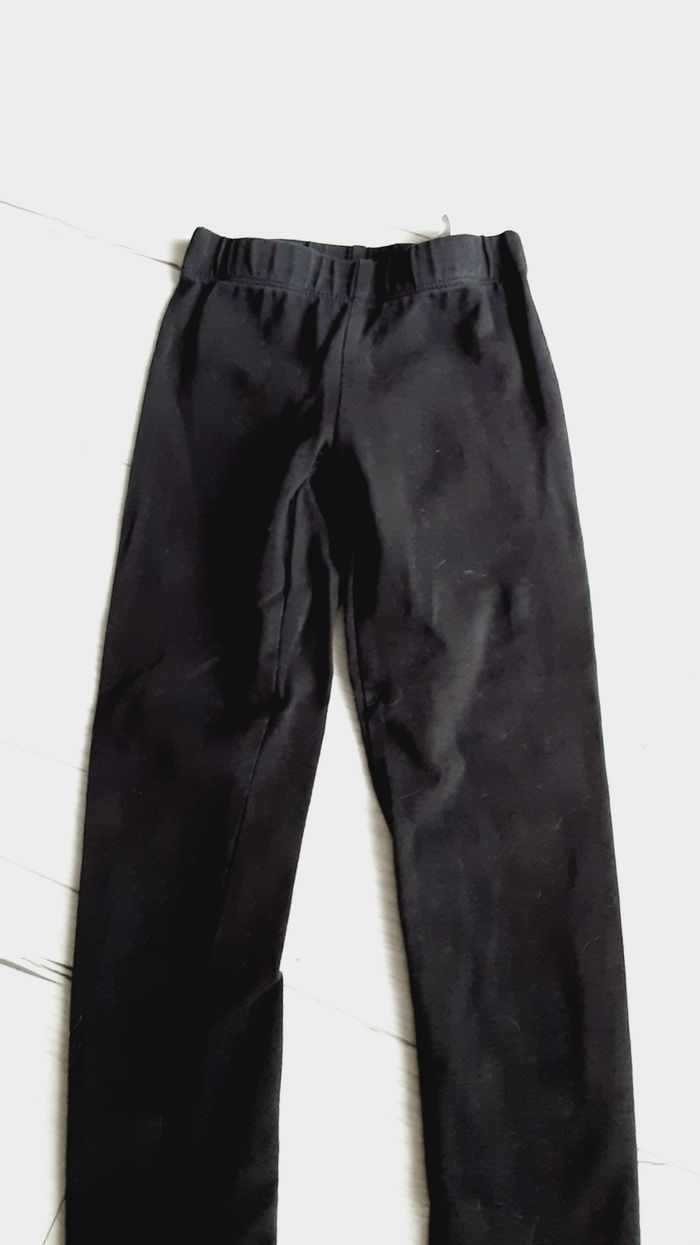 Vêtement fille pantalon legging noir Orchestra 5 ans - photo numéro 2