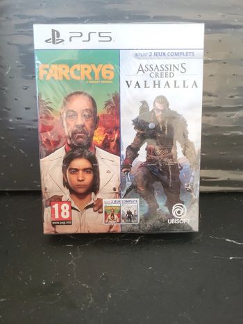Coffret neuf PS5 farcry 6 + assassin's creed valhalla