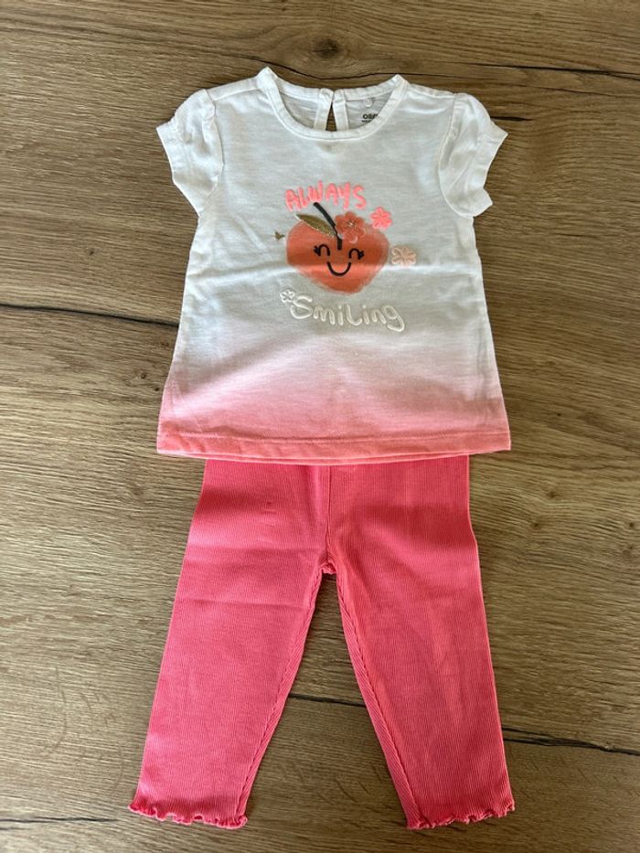 Ensemble bébé fille 9mois