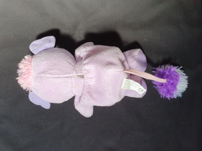 Peluche Popples sonore mauve/rose Longueur 28 cm - photo numéro 2