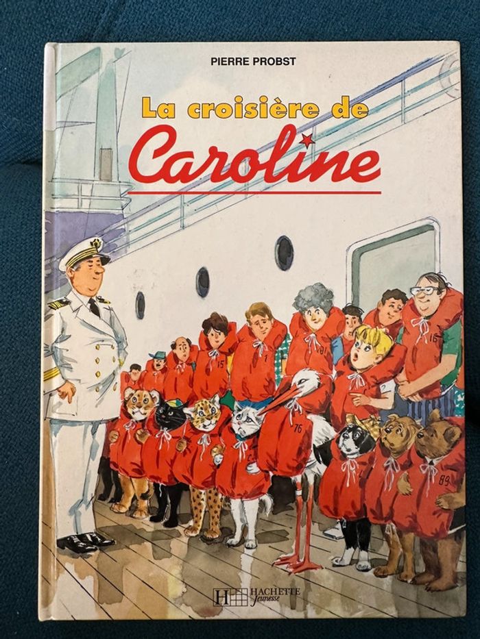 Livre vintage La croisière de Caroline album bd Pierre Probst traditionnel