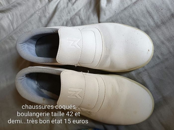 Chaussures coqués boulangerie