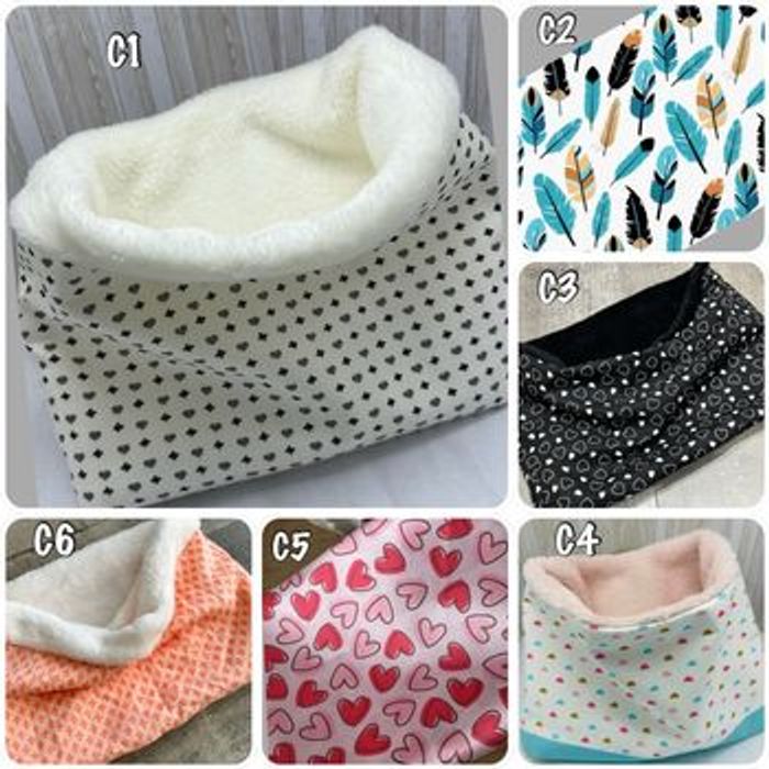 Snood fille motif cœur, Snood Fille motif arc-en-ciel, cache cou motif étoile, chouette, Snood fille Aristochats Disney plusieurs motifs et taille au choix - photo numéro 2