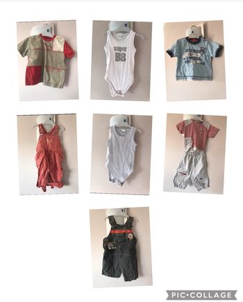 lot 8 pièces pour bébé garçon de 6 mois