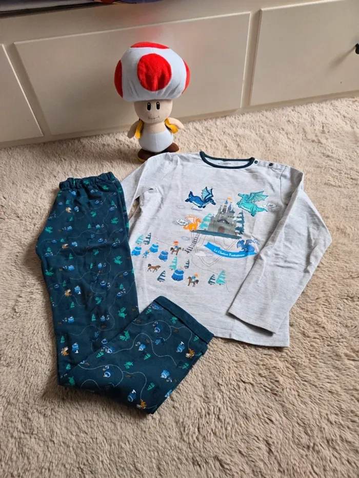 Lot de 4 pyjamas sergent major 11 ans - photo numéro 5