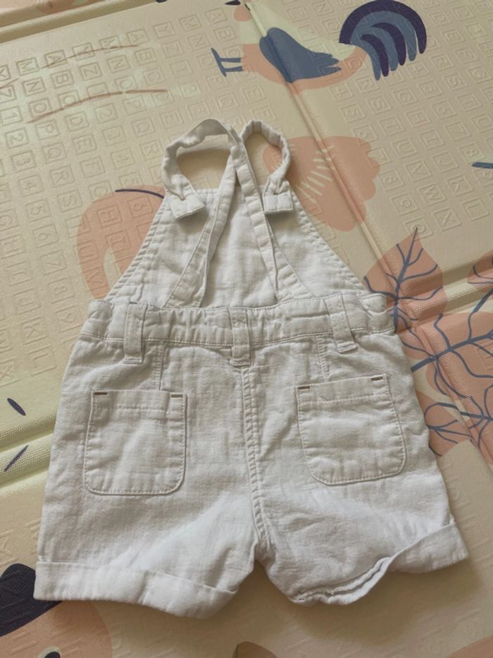 Salopette blanche garçon kiabi 6 mois - photo numéro 3