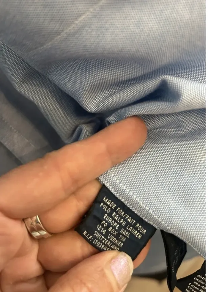 Ralph Lauren chemise femme bleue taille 6/34 - photo numéro 6