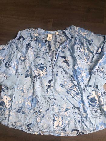 Très jolie blouse H&M taille 34 ample imprimée japonisant