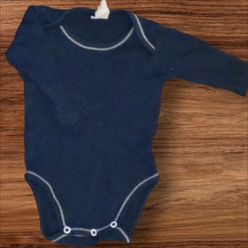 Bodie bleu marine - 0-3Mois