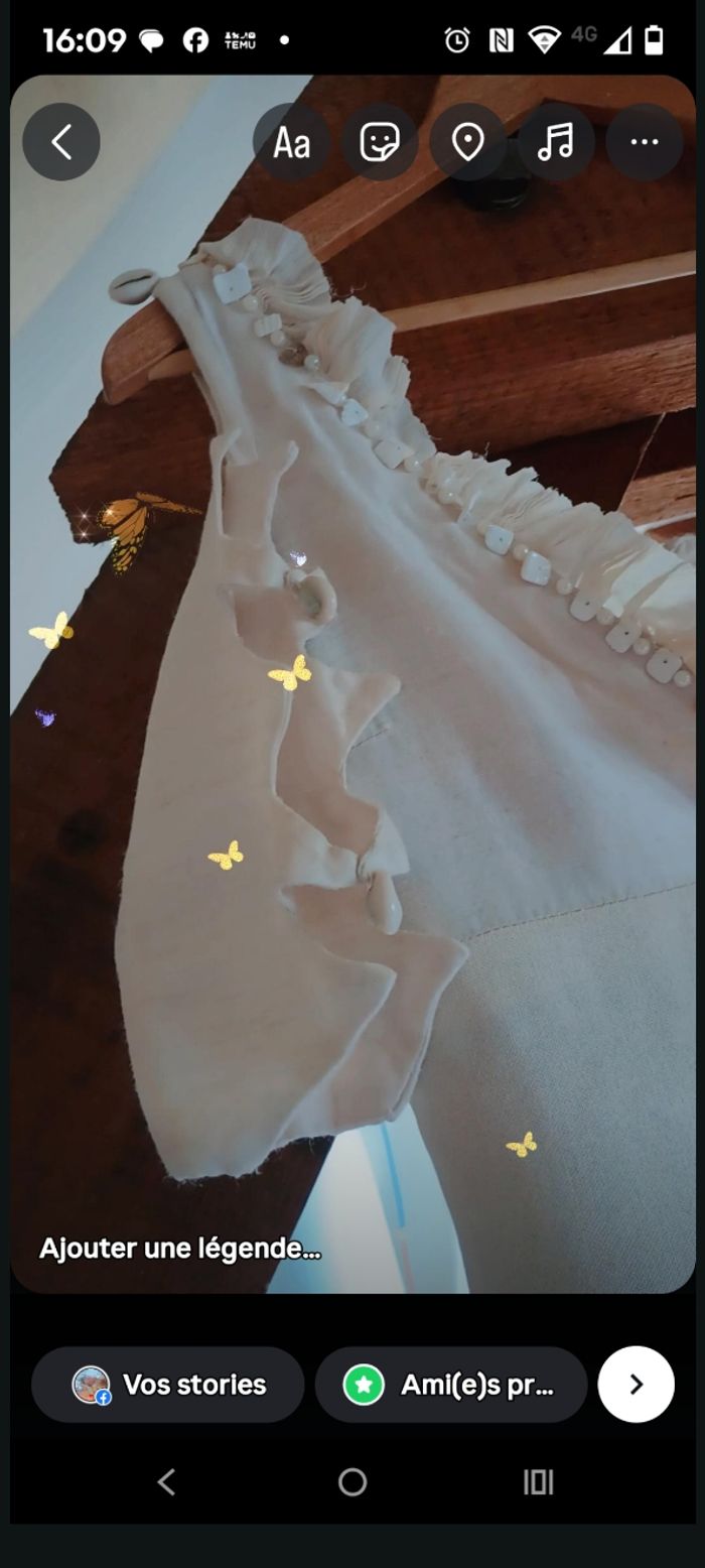 Magnifique robe de mariée courte prototype - photo numéro 2