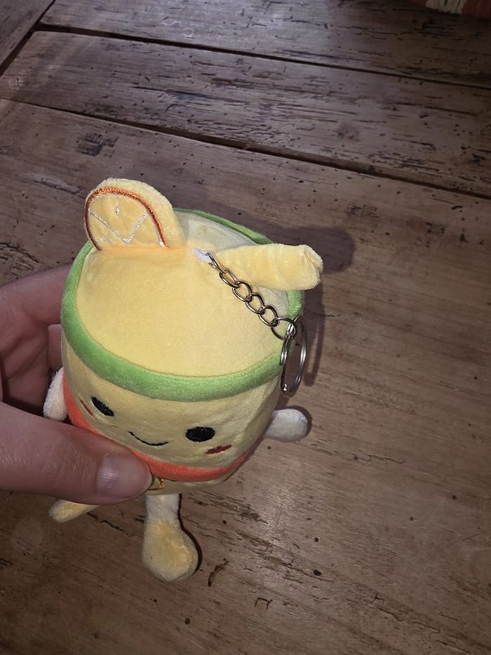 🍋 Peluche Citron - Porte-clés Thé glacé citron kawaii - photo numéro 3