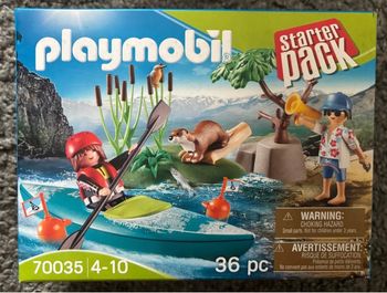 Playmobil StarterPack 70035 Sportifs et Kayak