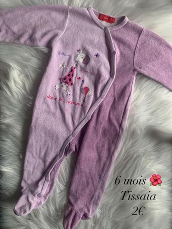 Pyjama 🌺 6 mois 🌺 Tissaia