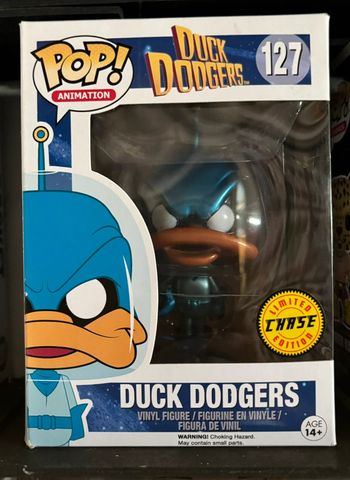 Funko Pop Duck Dodgers Limited chase edition #127