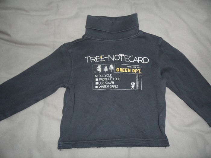 pull col roulé garçon, okaidi, 12-18 mois