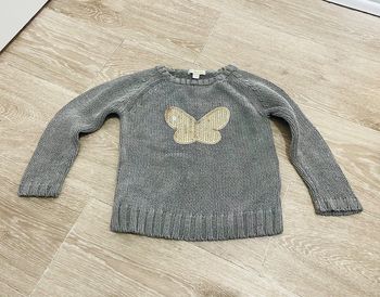 Pull gris verbaudet 2 ans